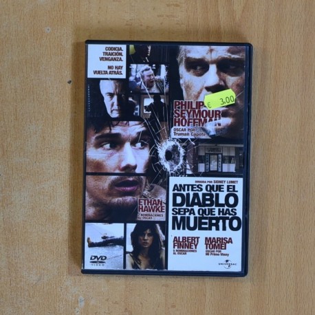 ANTES QUE EL DIABLO SEPA QUE HAS MUERTO - DVD