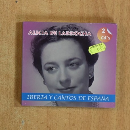 ALICIA DE LARROCHA - IBERIA Y CANTOS DE ESPAÃA - CD