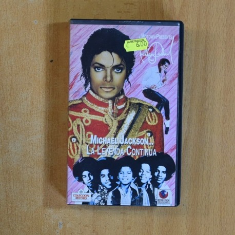 MICHAEL JACKSON LA LEYENDA CONTINUA - VHS