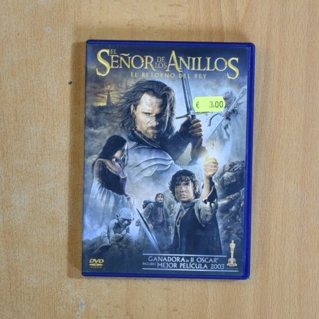 EL SEÃOR DE LOS ANILLOS EL RETORNO DEL REY - DVD