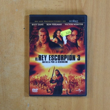 EL REY ESCORPION 3 BATALLA POR LA REDENCION - DVD