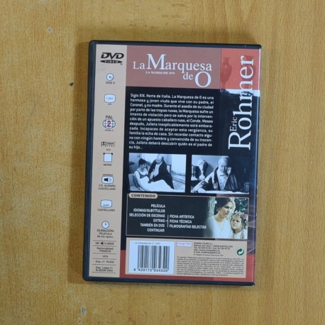 LA MARQUESA DE O - DVD