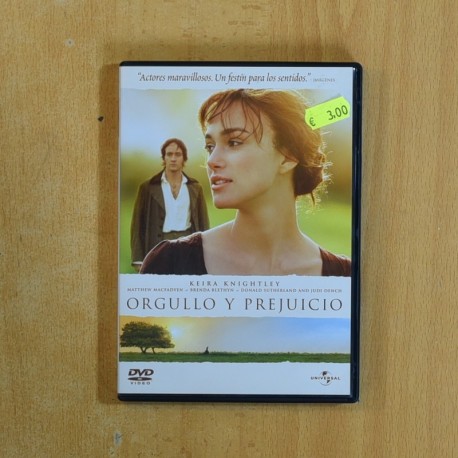 ORGULLO Y PREJUICIO - DVD