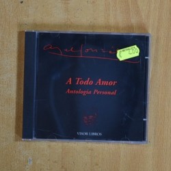 ANGEL GONZALEZ - A TODO AMOR ANTOLOGIA PERSONAL - CD
