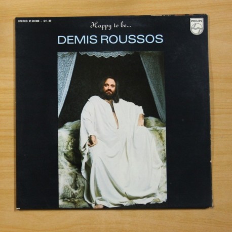 DEMIS ROUSSOS - HAPPY TO BE - GATEFOLD - LP