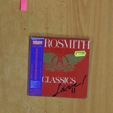 AEROSMITH - CLASSICS LIVE II - ED JAPONESA CD