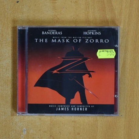 JAMES HORNER - THE MASK OF ZORRO - CD