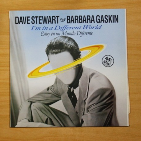 DAVE STEWART / BARBARA GASKIN - I´M IN A DIFFERENT WORLD - MAXI