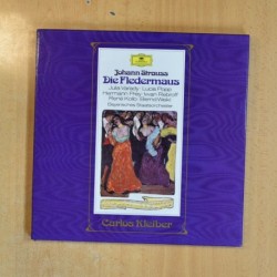 STRAUSS - DIE FLEDERMAUS - BOX 2 LP + LIBRETO