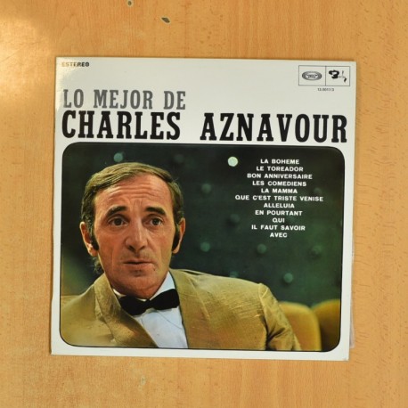 CHARLES AZNAVOUR - LO MEJOR DE CHARLES AZNAVOUR - LP