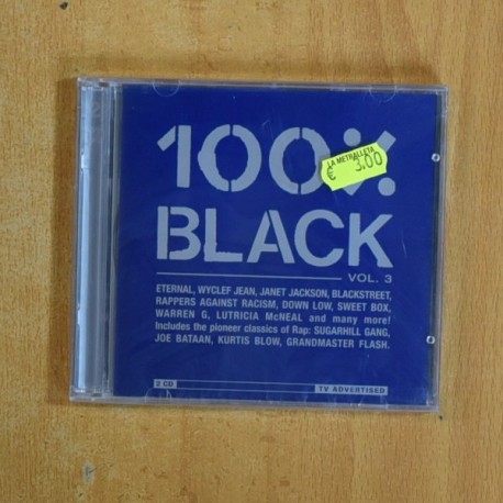 VARIOS - 100 BLACK - CD