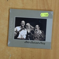 PETER PAUL AND MARY - DISCOVERED LIVE IN CONCERT - CD