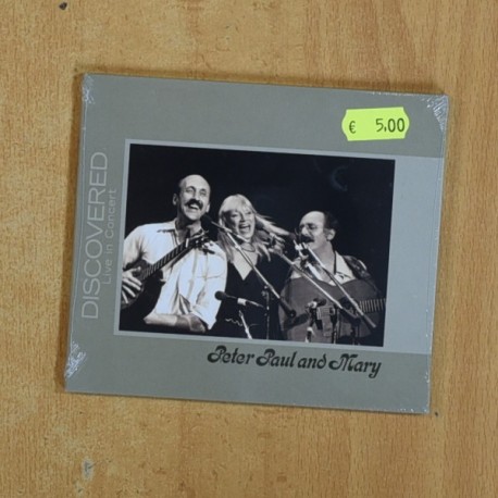 PETER PAUL AND MARY - DISCOVERED LIVE IN CONCERT - CD