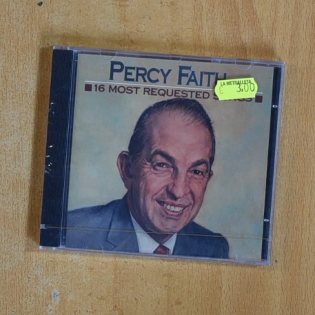 PERCY FAITH - 16 MOST REQUESTED SINGS - CD