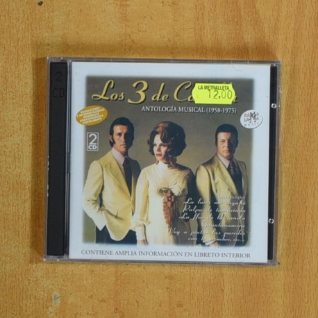 LOS 3 DE CASTILLA - ANTOLOGIA MUSICAL - CD