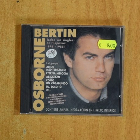 BERTIN OSBORNE - TODOS SUS SINGLES EN HISPAVOX - CD