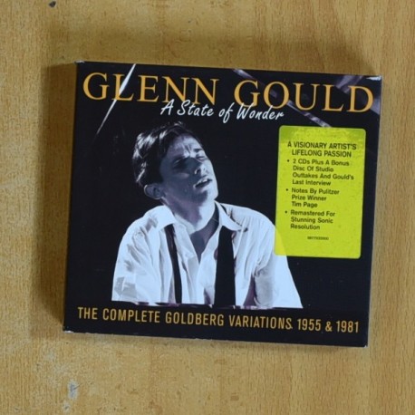 GLENN GOULD - A STATE OF WONDER - CD