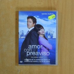 AMOR CON PREAVISO - DVD