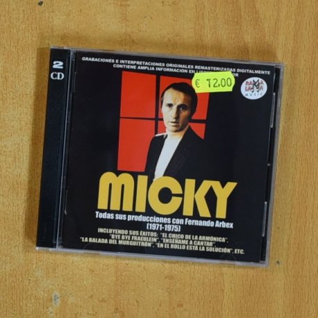 MICKY - TODAS SUS PRODUCCIONES CON FERNANDO ARBEX 1971 / 1975 - CD