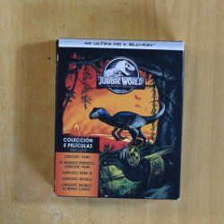 JURASSIC WORLD - COLECCION 5 PELICULAS - 4K BLURAY