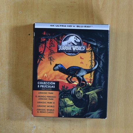 JURASSIC WORLD - COLECCION 5 PELICULAS - 4K BLURAY