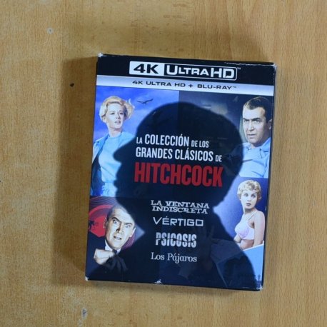 HITCHCOCK - LA COLECCION DE LOS GRANDES CLASICOS - 4K BLURAY