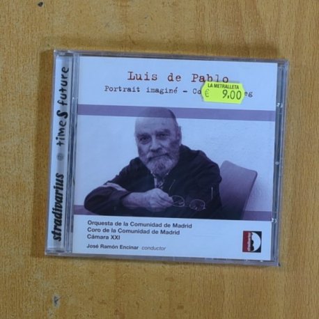LUIS DE PABLO - PORTRAIT IMAGINE - CD