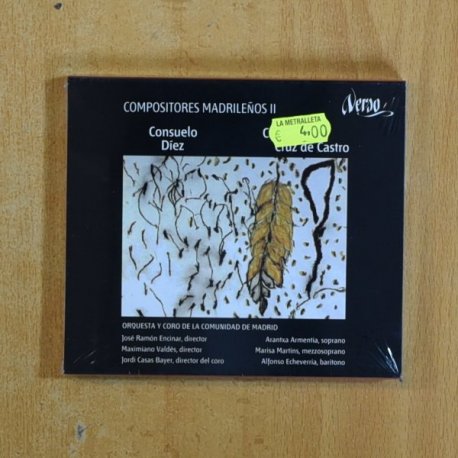 CONSUELO DIEZ / CARLOS CRUZ DE CASTRO - COMPOSITORES MADRILEÑOS II - CD