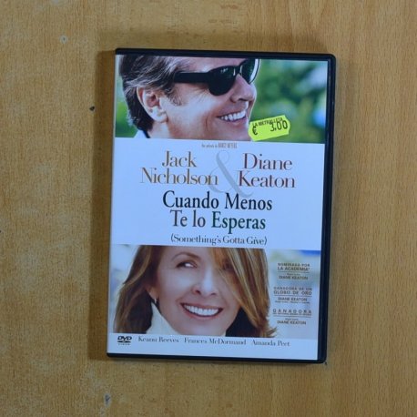 CUANDO MENOS TE LO ESPERAS - DVD