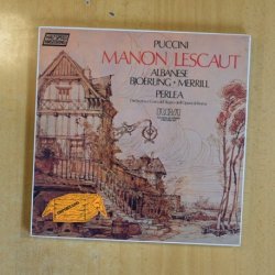 PUCCINI - MANON LESCAUT - BOX 2 LP + NO LIBRETO