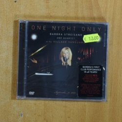 BARBRA STREISAND - ONE NIGHT ONLY - CD