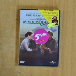 MEMORIAS DE AFRICA - DVD