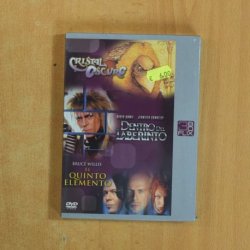 CRISTAL OSCURO / DENTRO DEL LABERINTO / EL QUINTO ELEMENTO - DVD