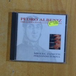 PEDRO ALBENIZ - OBRAS PARA PIANO A CUATRO MANOS - CD