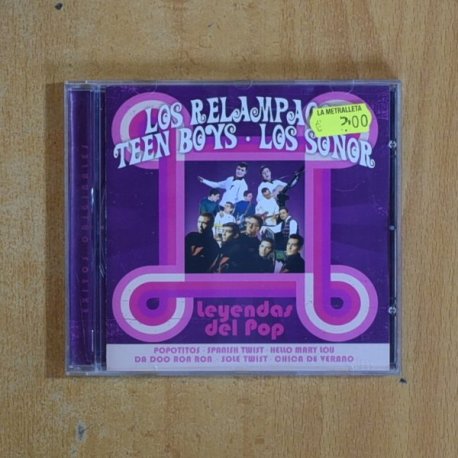 LOS RELAMPAGOS / TEEN BOYS / LOS SONOR - LEYENDAS DEL POP - CD