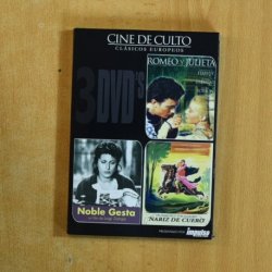 ROMEO Y JULIETA / NOBLE GESTA / NARIZ DE CUERO - DVD