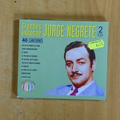 JORGE NEGRETE - GRANDES EXITOS DE JORGE NEGRETE - CD