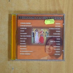VARIOS - HOMENAJE A LA VOZ FEMENINA - CD