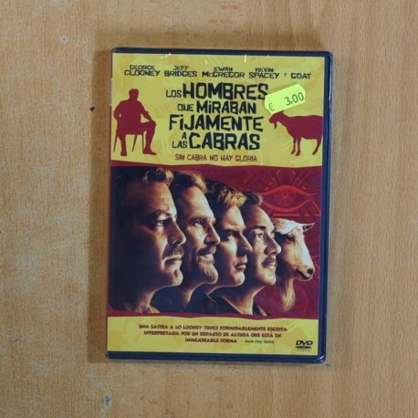 LOS HOMBRES QUE MIRABAN FIJAMENTE A LAS CABRAS - DVD