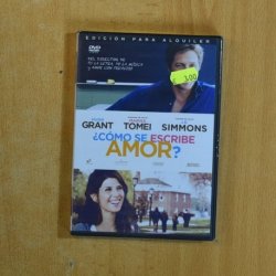 COMO SE ESCRIBE AMOR - DVD