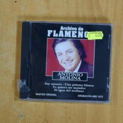 ANTONIO MOLINA - ARCHIVO DE FLAMENCO - CD