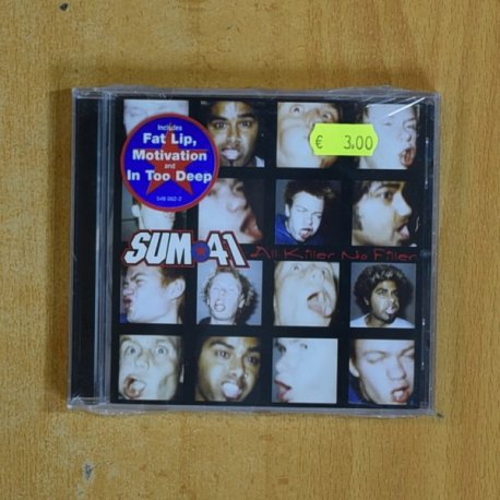 SUM 41 - ALL KILLER NO FILLER - CD