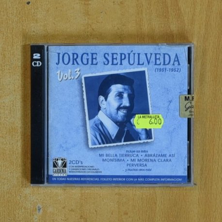 JORGE SEPULVEDA - VOL 3 - CD