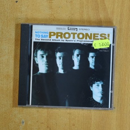 PROTONES - NOTHING TO SAY - CD