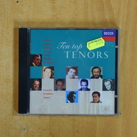VARIOS - TEN TOP TENORS - CD