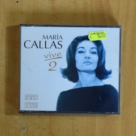 MARIA CALLAS - VIVE 2 - CD