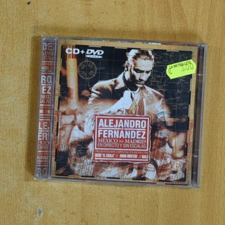 ALEJANDRO FERNANDEZ - MEXICO MADRID EN DIRECTO SIN ESCALAS - CD