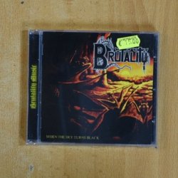 BRUTALITU - WHEN THE SKY TURNS BLACK - CD
