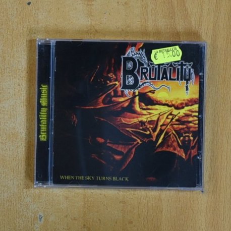 BRUTALITU - WHEN THE SKY TURNS BLACK - CD