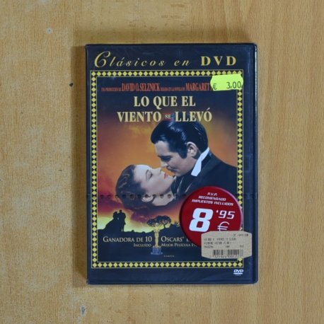 LO QUE EL VIENTO SE LLEVO - DVD